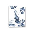 Picture of Blue Water Colour Leaves _GroupedProduct_Rectangle_Portrait_Canvas_