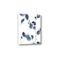 Picture of Blue Water Colour Leaves II _GroupedProduct_Rectangle_Portrait_Canvas_