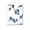 Picture of Blue Water Colour Leaves II _GroupedProduct_Rectangle_Portrait_Canvas_
