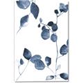 Picture of Blue Water Colour Leaves II _GroupedProduct_Rectangle_Portrait_Canvas_