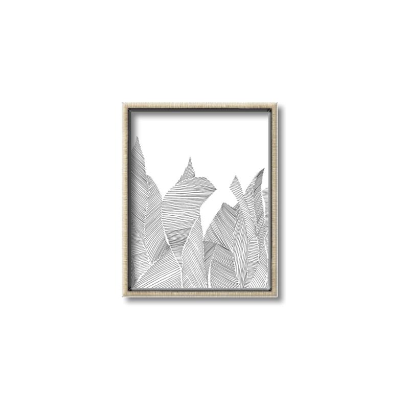 Picture of Leafy Lines I _GroupedProduct_Rectangle_Portrait_Canvas_Framed_