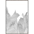 Picture of Leafy Lines I _GroupedProduct_Rectangle_Portrait_Canvas_Framed_