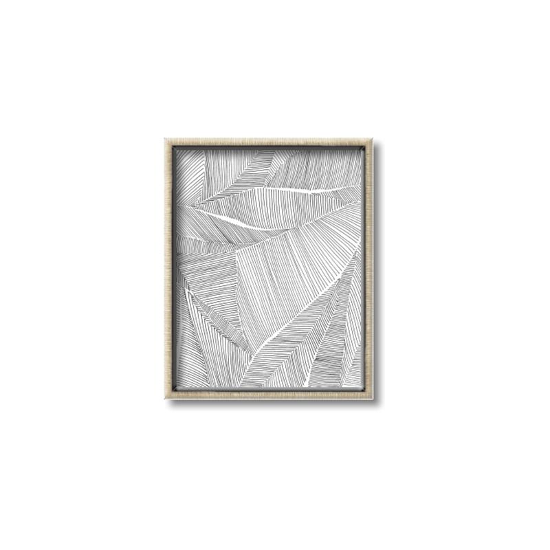 Picture of Leafy Lines II _GroupedProduct_Rectangle_Portrait_Canvas_Framed_