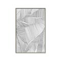Picture of Leafy Lines II _GroupedProduct_Rectangle_Portrait_Canvas_Framed_