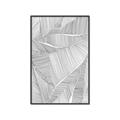 Picture of Leafy Lines II _GroupedProduct_Rectangle_Portrait_Canvas_Framed_