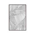 Picture of Leafy Lines II _GroupedProduct_Rectangle_Portrait_Canvas_Framed_