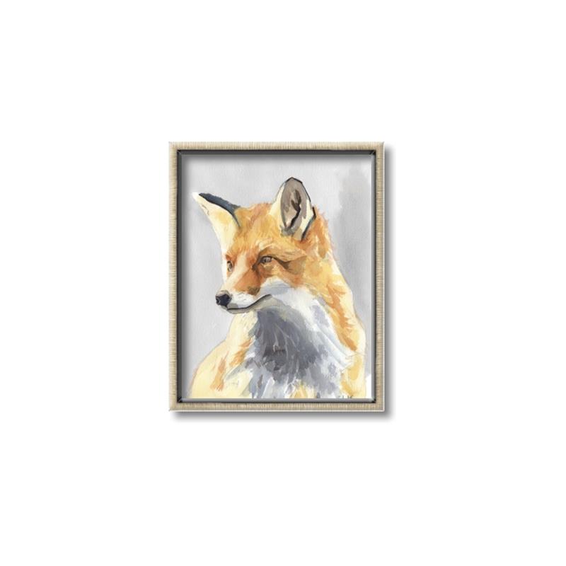 Picture of Red Fox I _GroupedProduct_Rectangle_Portrait_Canvas_Framed_
