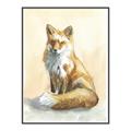 Picture of Red Fox II _GroupedProduct_Rectangle_Portrait_Canvas_Framed_
