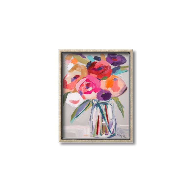Picture of Bright Flora _GroupedProduct_Rectangle_Portrait_Canvas_Framed_