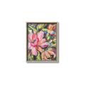 Picture of Mosiac Floral _GroupedProduct_Rectangle_Portrait_Canvas_Framed_