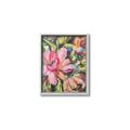 Picture of Mosiac Floral _GroupedProduct_Rectangle_Portrait_Canvas_Framed_