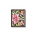 Picture of Mosiac Floral _GroupedProduct_Rectangle_Portrait_Canvas_Framed_