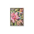 Picture of Mosiac Floral _GroupedProduct_Rectangle_Portrait_Canvas_Framed_