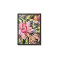 Picture of Mosiac Floral _GroupedProduct_Rectangle_Portrait_Canvas_Framed_