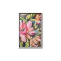 Picture of Mosiac Floral _GroupedProduct_Rectangle_Portrait_Canvas_Framed_