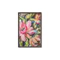 Picture of Mosiac Floral _GroupedProduct_Rectangle_Portrait_Canvas_Framed_