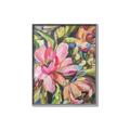 Picture of Mosiac Floral _GroupedProduct_Rectangle_Portrait_Canvas_Framed_