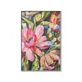 Picture of Mosiac Floral _GroupedProduct_Rectangle_Portrait_Canvas_Framed_
