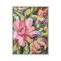 Picture of Mosiac Floral _GroupedProduct_Rectangle_Portrait_Canvas_Framed_
