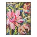 Picture of Mosiac Floral _GroupedProduct_Rectangle_Portrait_Canvas_Framed_