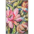 Picture of Mosiac Floral _GroupedProduct_Rectangle_Portrait_Canvas_Framed_