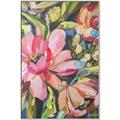 Picture of Mosiac Floral _GroupedProduct_Rectangle_Portrait_Canvas_Framed_