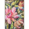 Picture of Mosiac Floral _GroupedProduct_Rectangle_Portrait_Canvas_Framed_
