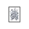 Picture of Sketched Fall Blooms _GroupedProduct_Rectangle_Portrait_Canvas_Framed_