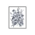 Picture of Sketched Fall Blooms _GroupedProduct_Rectangle_Portrait_Canvas_Framed_