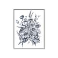 Picture of Sketched Fall Blooms _GroupedProduct_Rectangle_Portrait_Canvas_Framed_