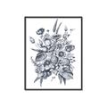 Picture of Sketched Fall Blooms _GroupedProduct_Rectangle_Portrait_Canvas_Framed_