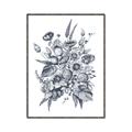 Picture of Sketched Fall Blooms _GroupedProduct_Rectangle_Portrait_Canvas_Framed_