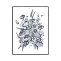Picture of Sketched Fall Blooms _GroupedProduct_Rectangle_Portrait_Canvas_Framed_