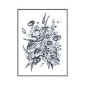 Picture of Sketched Fall Blooms _GroupedProduct_Rectangle_Portrait_Canvas_Framed_