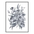 Picture of Sketched Fall Blooms _GroupedProduct_Rectangle_Portrait_Canvas_Framed_