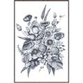 Picture of Sketched Fall Blooms _GroupedProduct_Rectangle_Portrait_Canvas_Framed_