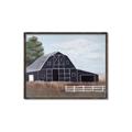 Picture of Black Barn _GroupedProduct_Rectangle_Landscape_Canvas_Framed_