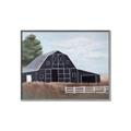 Picture of Black Barn _GroupedProduct_Rectangle_Landscape_Canvas_Framed_