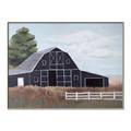 Picture of Black Barn _GroupedProduct_Rectangle_Landscape_Canvas_Framed_