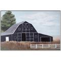 Picture of Black Barn _GroupedProduct_Rectangle_Landscape_Canvas_Framed_