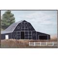 Picture of Black Barn _GroupedProduct_Rectangle_Landscape_Canvas_Framed_