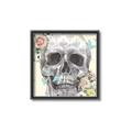 Picture of Rose Skull _GroupedProduct_Square_Canvas_Framed_