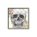 Picture of Rose Skull _GroupedProduct_Square_Canvas_Framed_