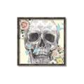 Picture of Rose Skull _GroupedProduct_Square_Canvas_Framed_