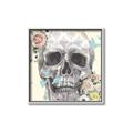 Picture of Rose Skull _GroupedProduct_Square_Canvas_Framed_