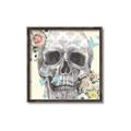 Picture of Rose Skull _GroupedProduct_Square_Canvas_Framed_