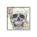 Picture of Rose Skull _GroupedProduct_Square_Canvas_Framed_
