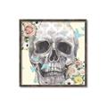 Picture of Rose Skull _GroupedProduct_Square_Canvas_Framed_