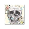 Picture of Rose Skull _GroupedProduct_Square_Canvas_Framed_