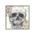 Picture of Rose Skull _GroupedProduct_Square_Canvas_Framed_